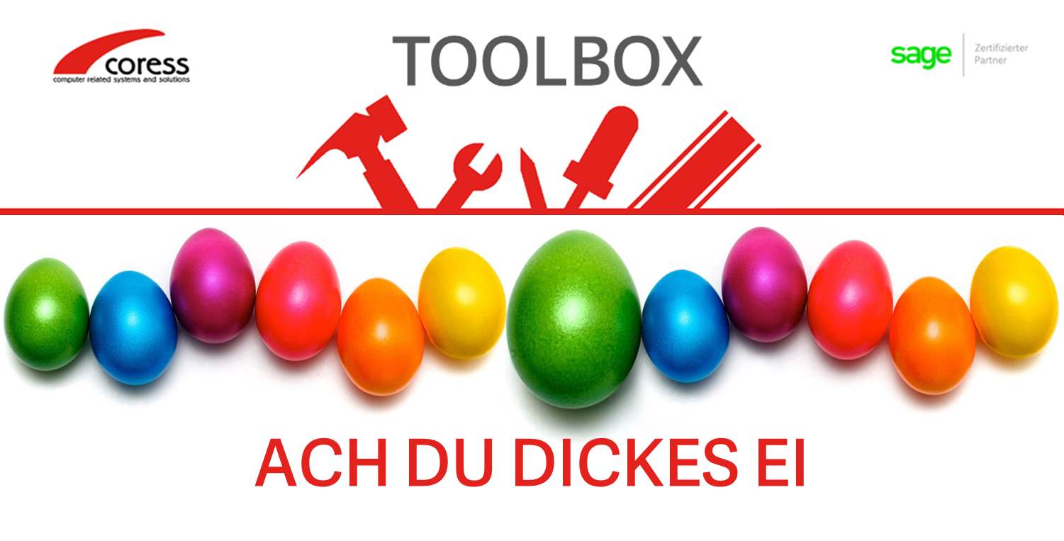 coress Toolbox für sage 50 osteraktion 2016